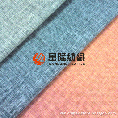 100% Polyester Imitation Linen Fabric for Upholstery Sofa Cover